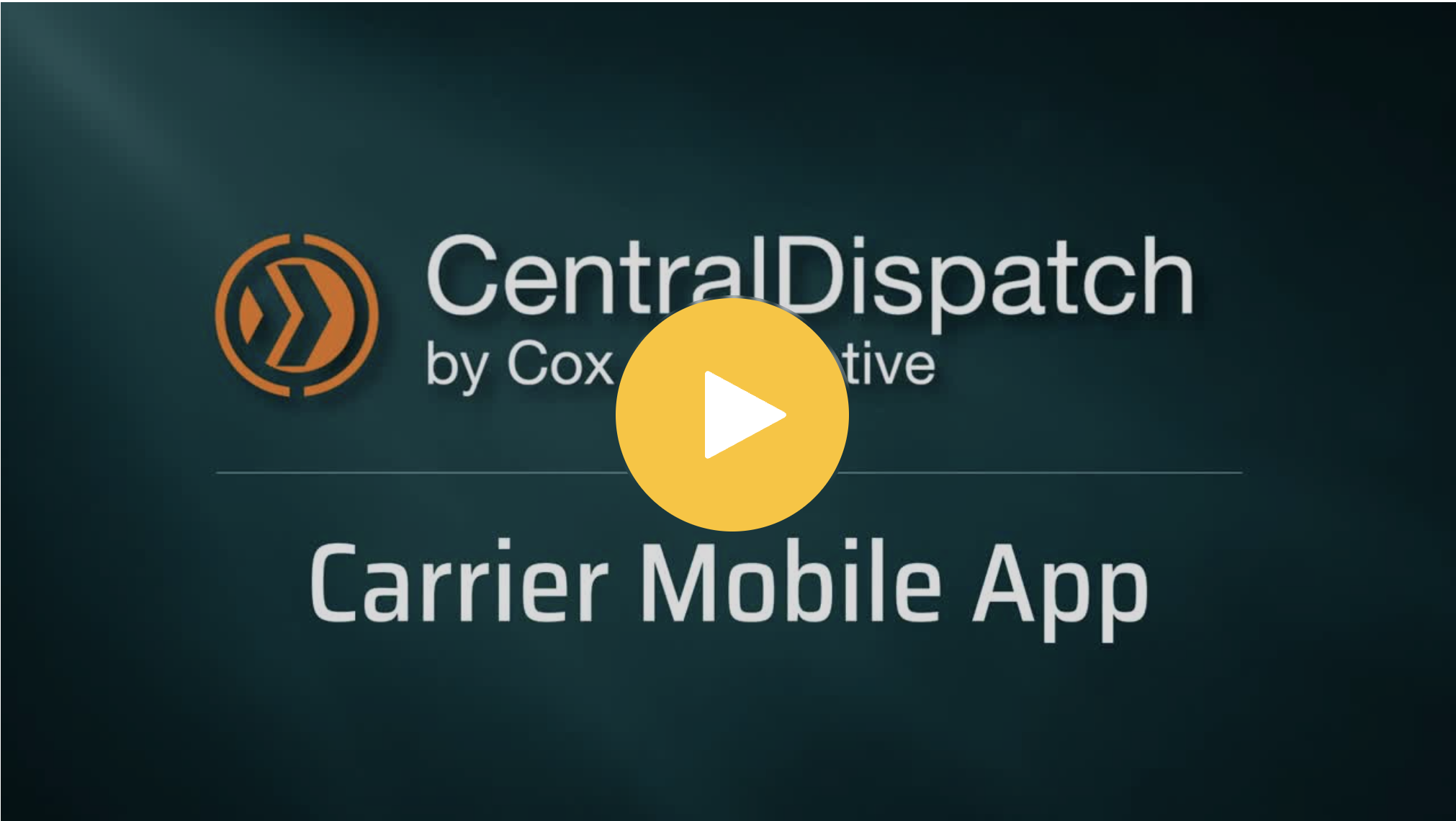 Carrier Mobile App Overview