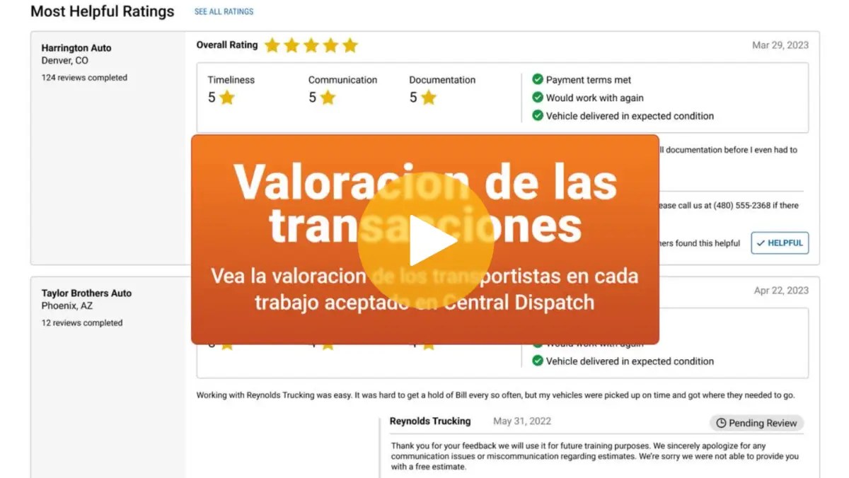 Shippers Demo (Español)