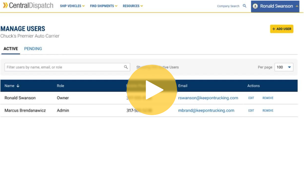 User Management Overview