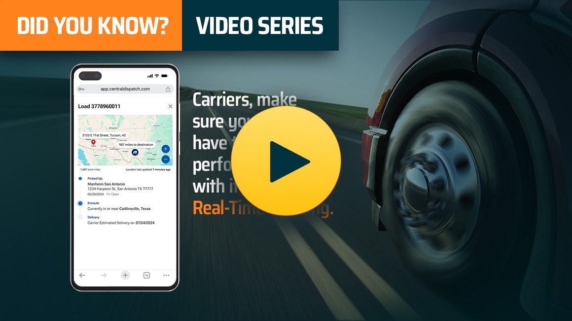 Get more transparency with Real-Time Tracking