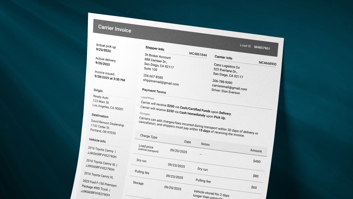 New Invoice Layout 